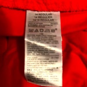 Gap Khakis by GAP Red Slim Pants Size 14